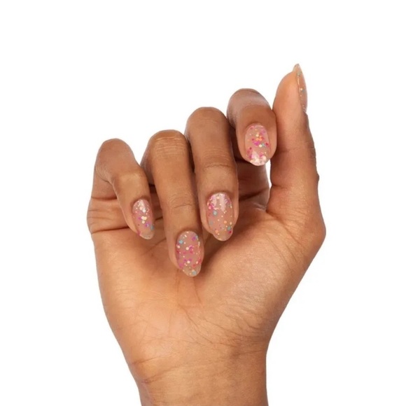 *Retired* Color Street: Botanical Burst | Pink Blue Glitter Clear Overlay Spring - Picture 12 of 14